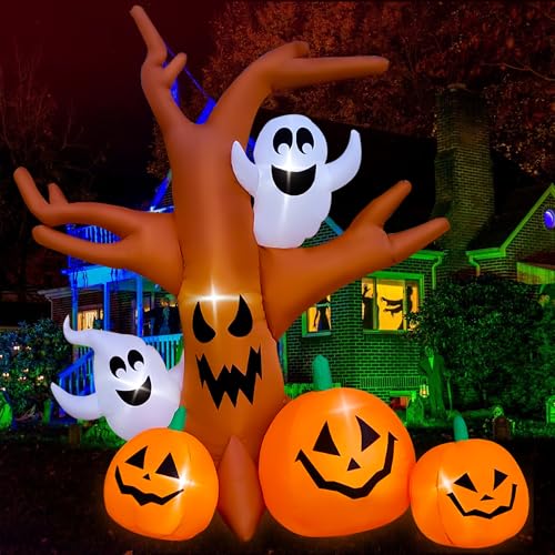 Halloween Inflatable Dead Tree Outdoor Decorations