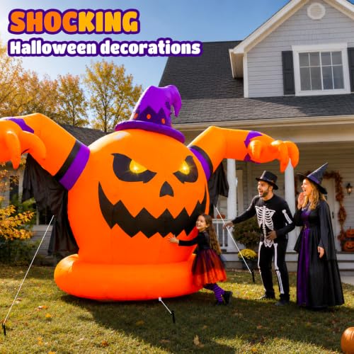 Outdoor Inflatable Pumpkin Decoration for Halloween Events