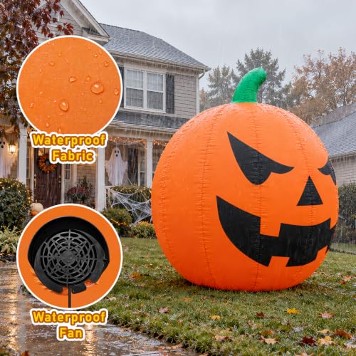 Lighted Jack O Lantern Inflatable Halloween Giant Pumpkin