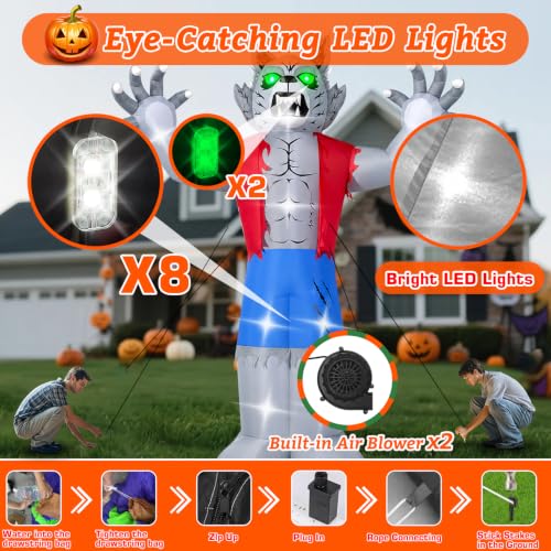 Halloween Inflatable Werewolf Blow Outdoor Decoration