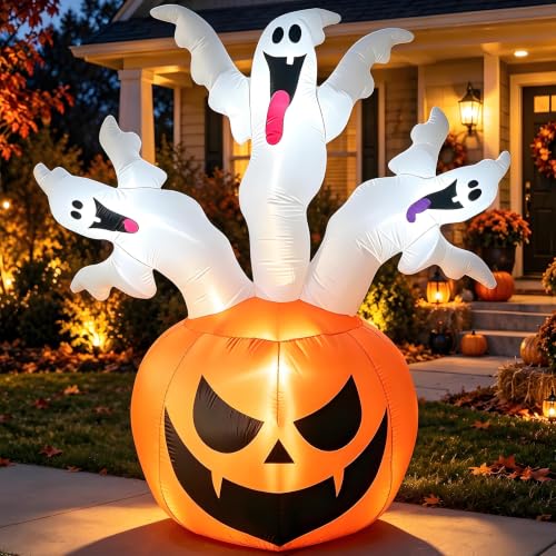 Inflatable Yard Decoration Halloween Pumpkin Display