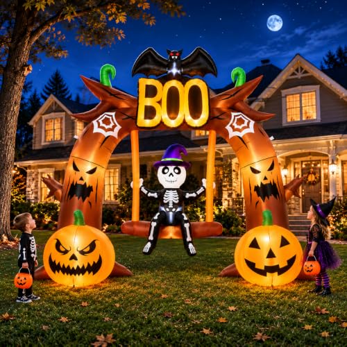 Giant Halloween Inflatables Boo Archway