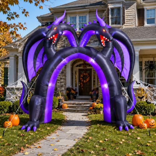 Halloween Inflatable Dragon Archway Walk Through Entrance