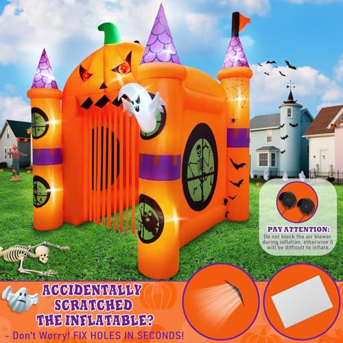 Inflatable Entrance Arch Halloween Inflatables Archway Giant Pumpkin