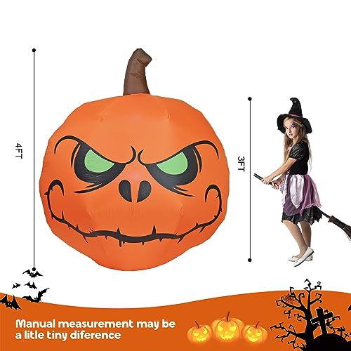 Commercial Halloween Inflatable Pumpkin with LED Lights Display