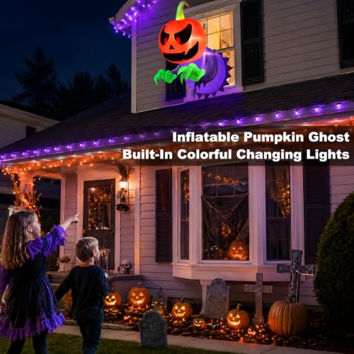 TURNMEON Inflatable Halloween Window Decoration Display