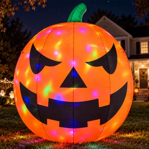 Lighted Jack O Lantern Inflatable Halloween Giant Pumpkin