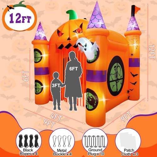Inflatable Entrance Arch Halloween Inflatables Archway Giant Pumpkin