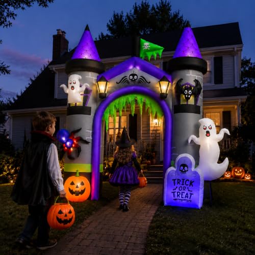 Inflatable Halloween Decorations Archway Entrance for Event Nights