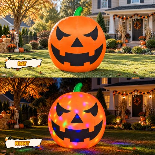 Lighted Jack O Lantern Inflatable Halloween Giant Pumpkin