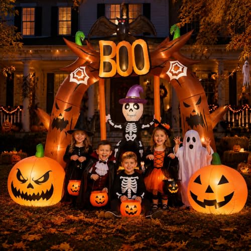 Giant Halloween Inflatables Boo Archway