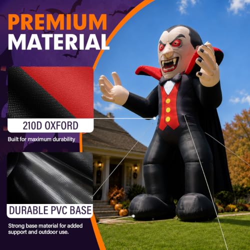 Giant Halloween Inflatable Vampire Outdoor Display for Events