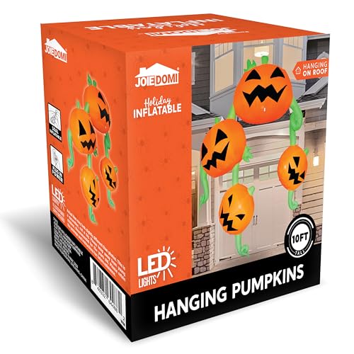 Halloween Inflatable Outdoor Roof Pumpkin Display