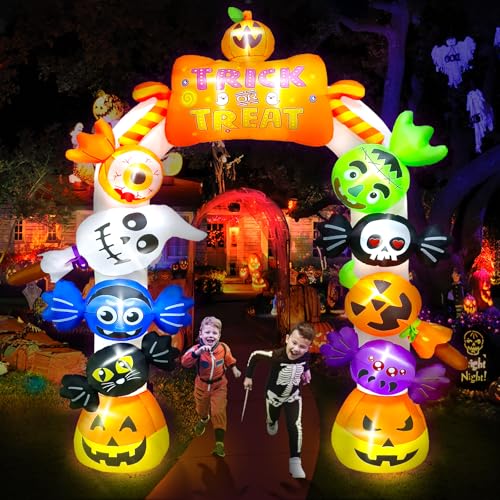 Halloween Inflatables Archway Candy Ghost Decoration
