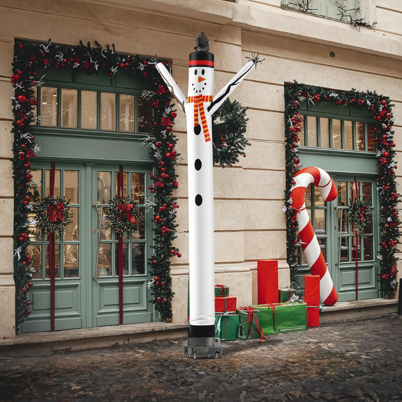 Snowman Air Dancer - 20ft Inflatable Tube