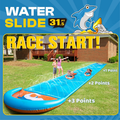 Inflatable Water Slide for Backyard Fun