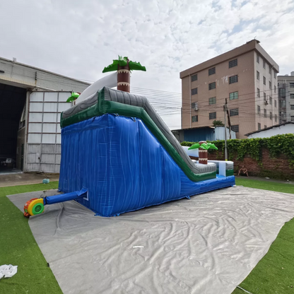 27ft Giant Inflatable Water Slide – Wet & Dry Outdoor Fun