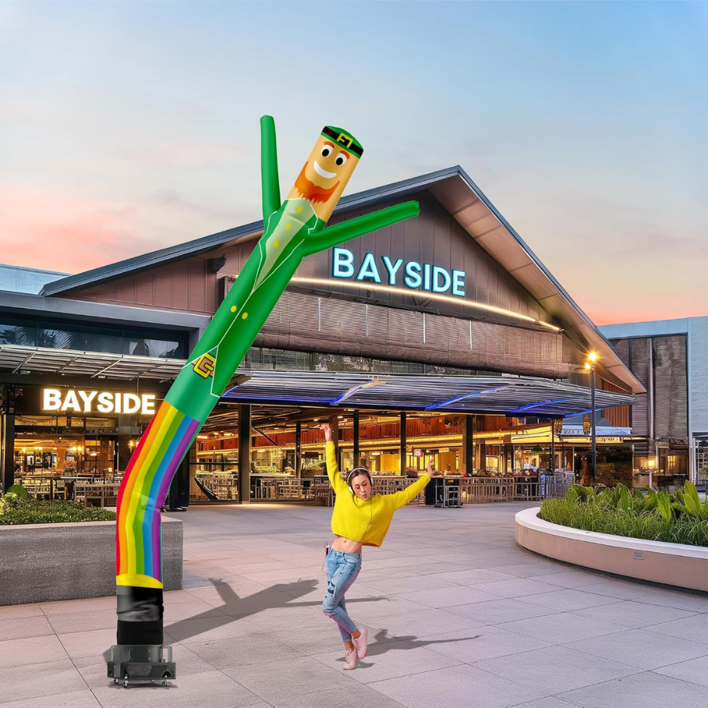 St. Patrick Inflatable Tube Man - 20ft Inflatable for Business