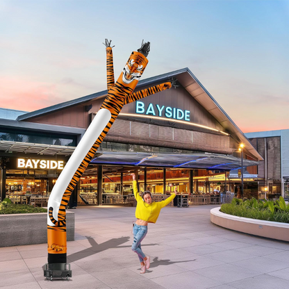 Inflatable Tiger Tube Man Set - 20ft Dancing Air Dancer for Business Promotion