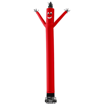 Red Inflatable Wacky Tube Man Set - 20ft Advertising Dancer with Blower