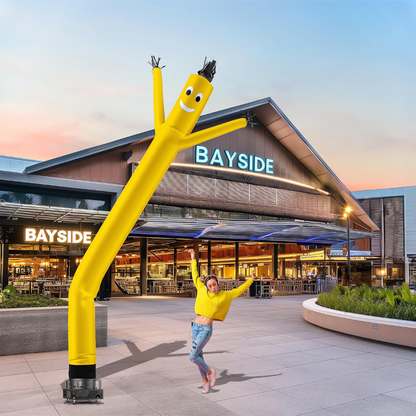 Yellow Inflatable Wacky Tube Man - 20ft Promo Set