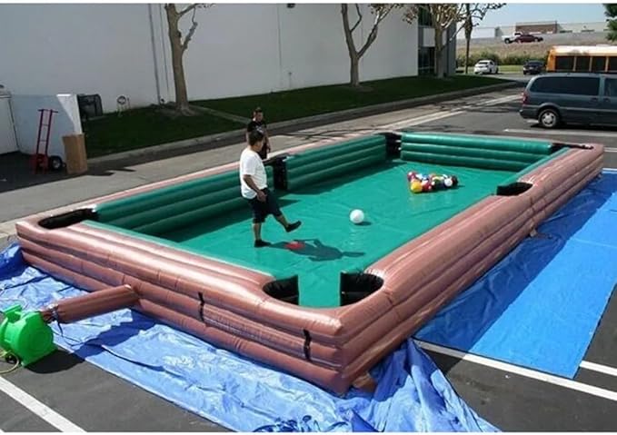 Giant Inflatable Snooker Football Pool Table Event Game