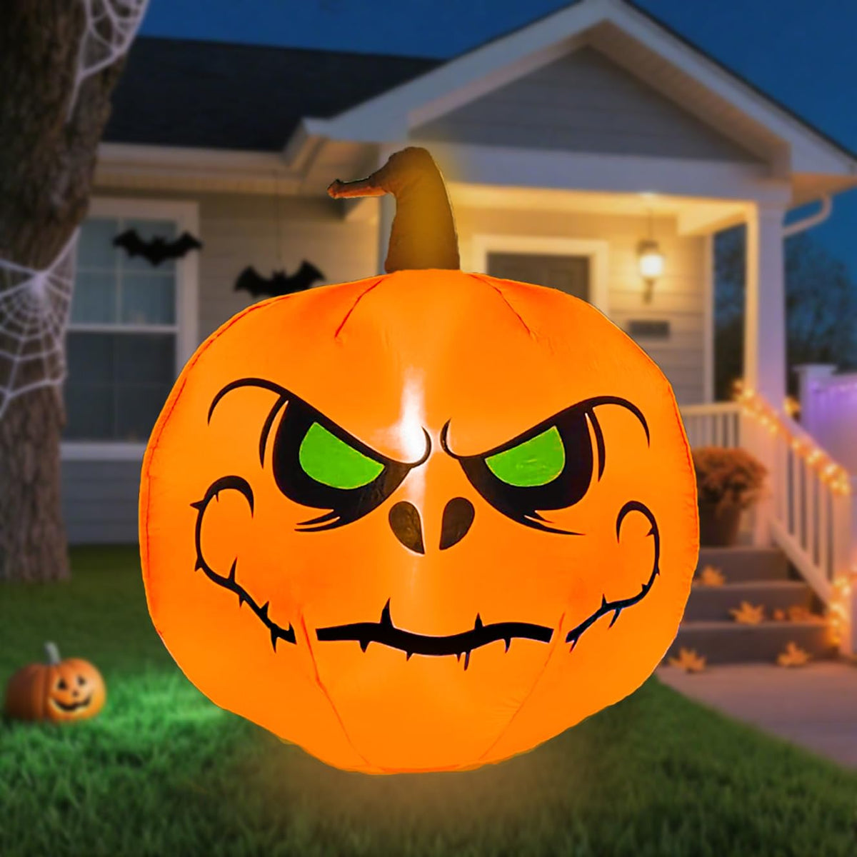 Commercial Halloween Inflatable Pumpkin with LED Lights Display