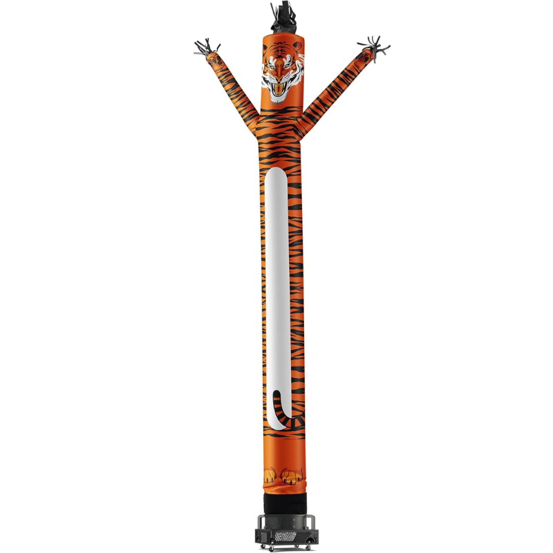 Inflatable Tiger Tube Man Set - 20ft Dancing Air Dancer for Business Promotion