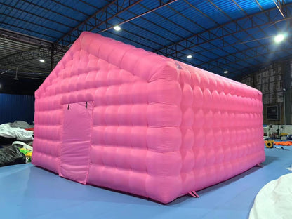 pink tent 20ft Pink Inflatable Cube Tent | Wedding & Party Event Pavilion