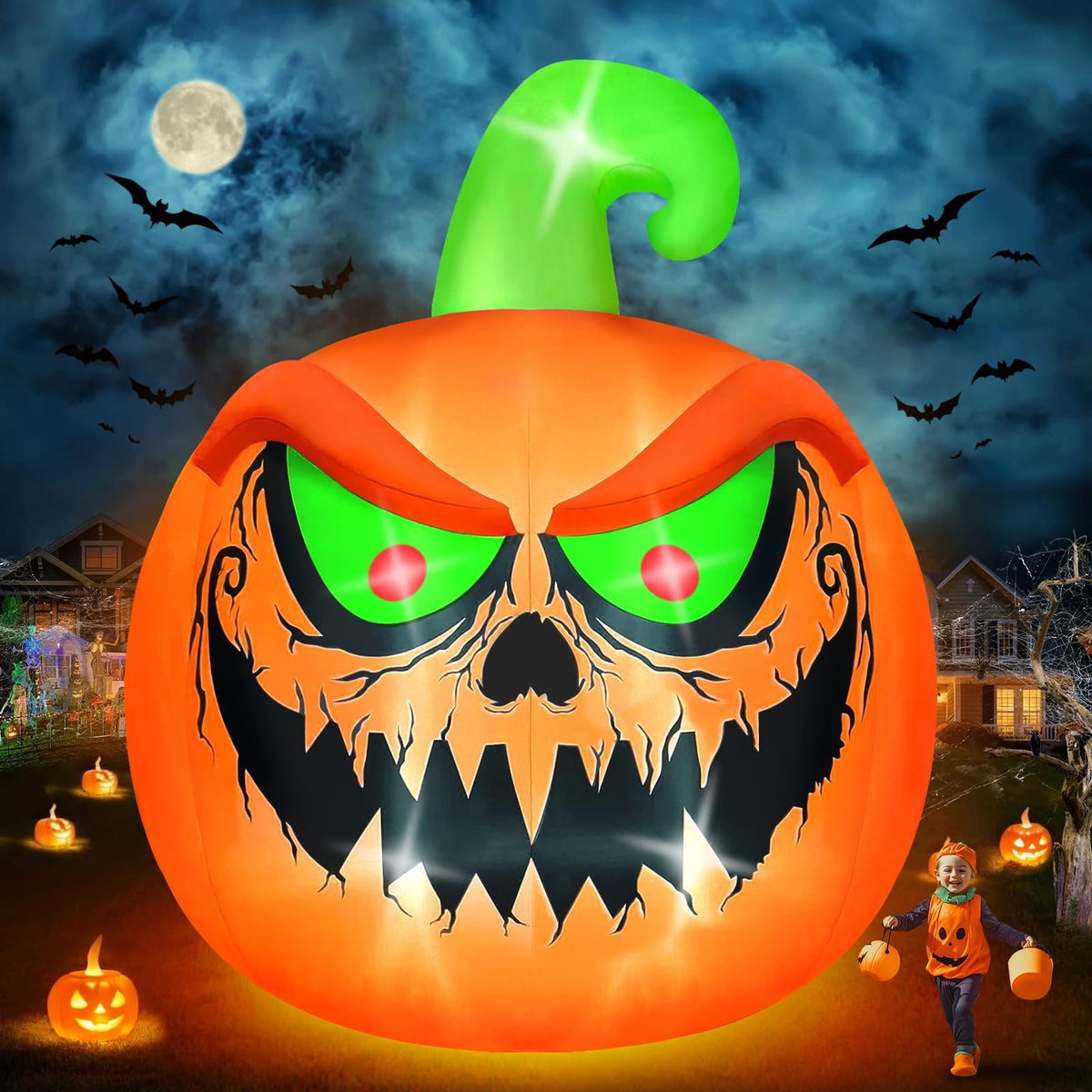 Commercial Giant Halloween Inflatable Pumpkin for Yard Events