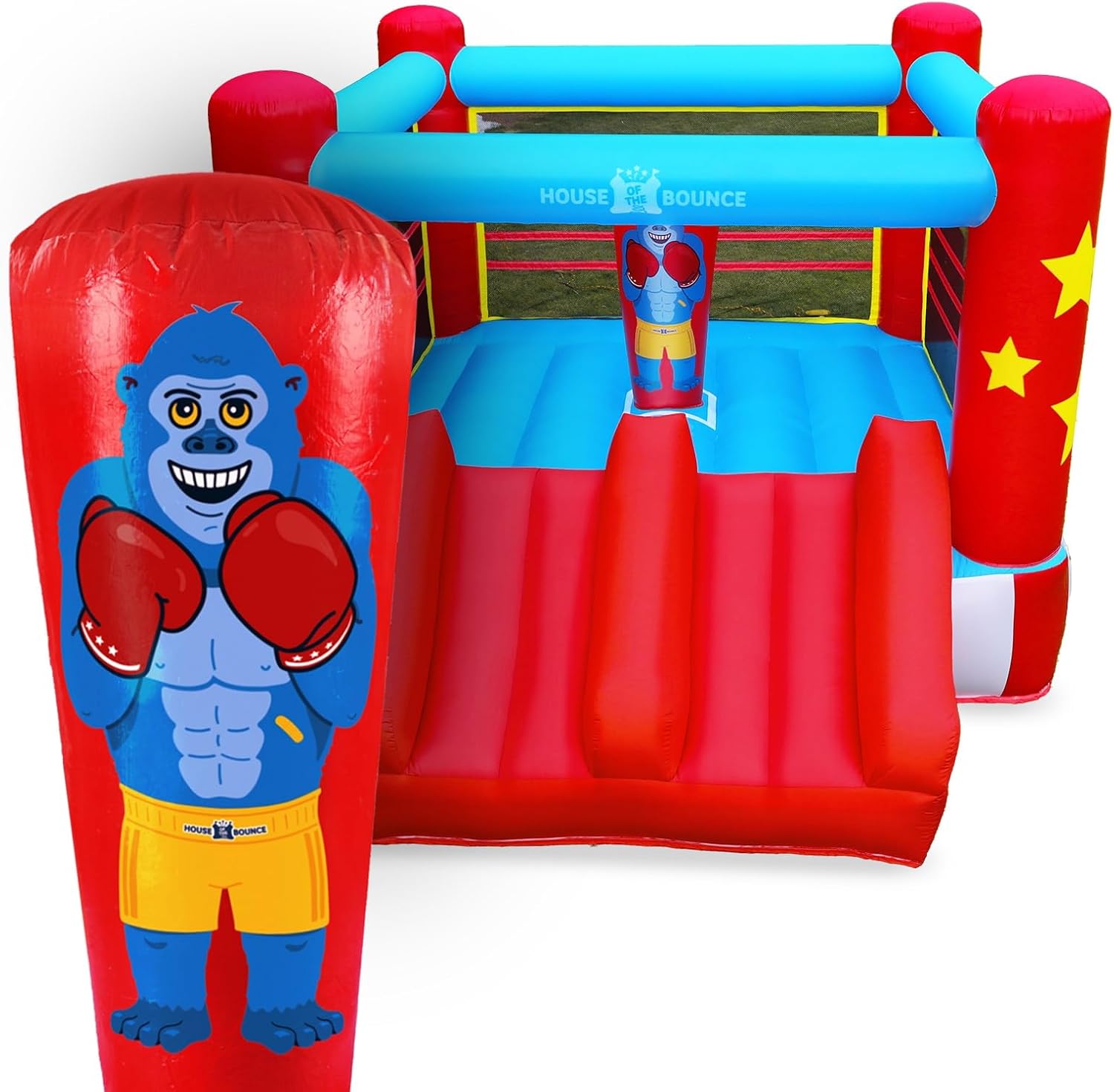 Kids 11 x 8.5 Boxing Ring Bounce House Castle