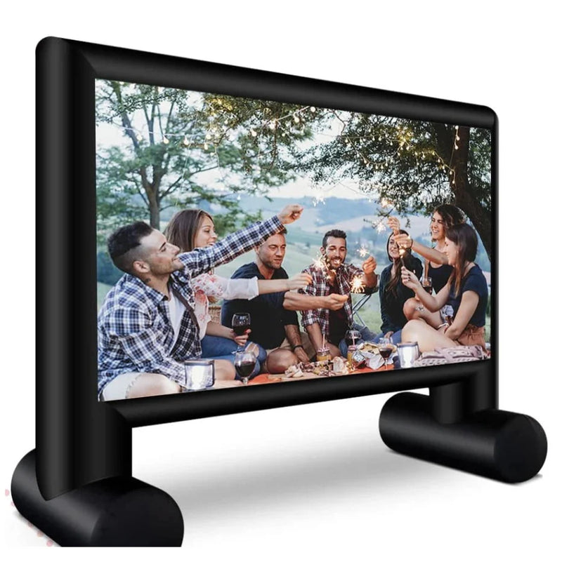 15ft Inflatable Movie Screen with Air Blower for Outdoor Fun