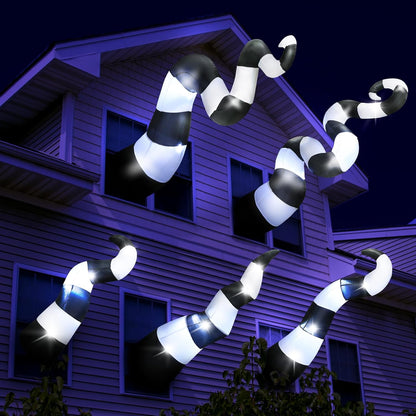 Halloween Inflatable Octopus Tentacle Yard Decor