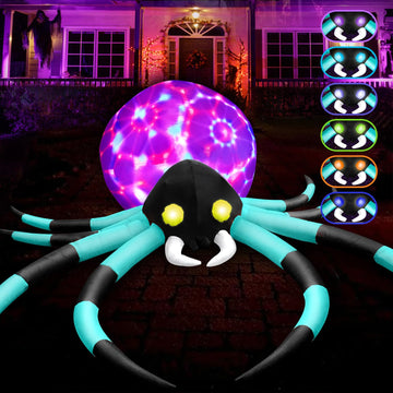 Giant Halloween Inflatables Spider For Outdoor Display