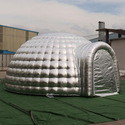 Outdoor Portable Inflatable Igloo Dome Tent with Led Light for Party Wedding Event Camping