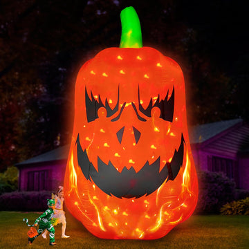 Lighted Giant Inflatable Jack O Lantern Yard Decoration