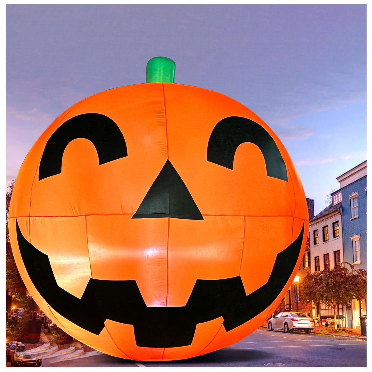 Giant Halloween Inflatable Pumpkin Decorations with LED Lights