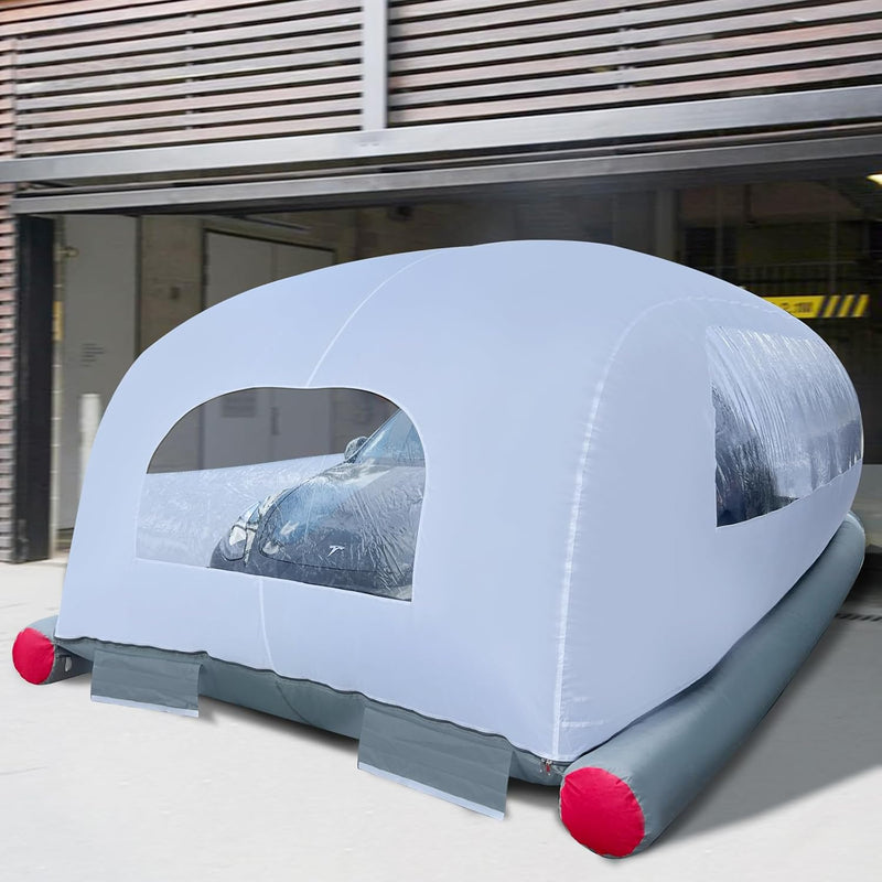 Housse de voiture gonflable d'intérieur avec système de filtration d'air