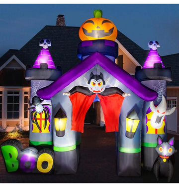 14FT Halloween aufblasbarer Spuk-Tor-Bogen Outdoor-Dekoration