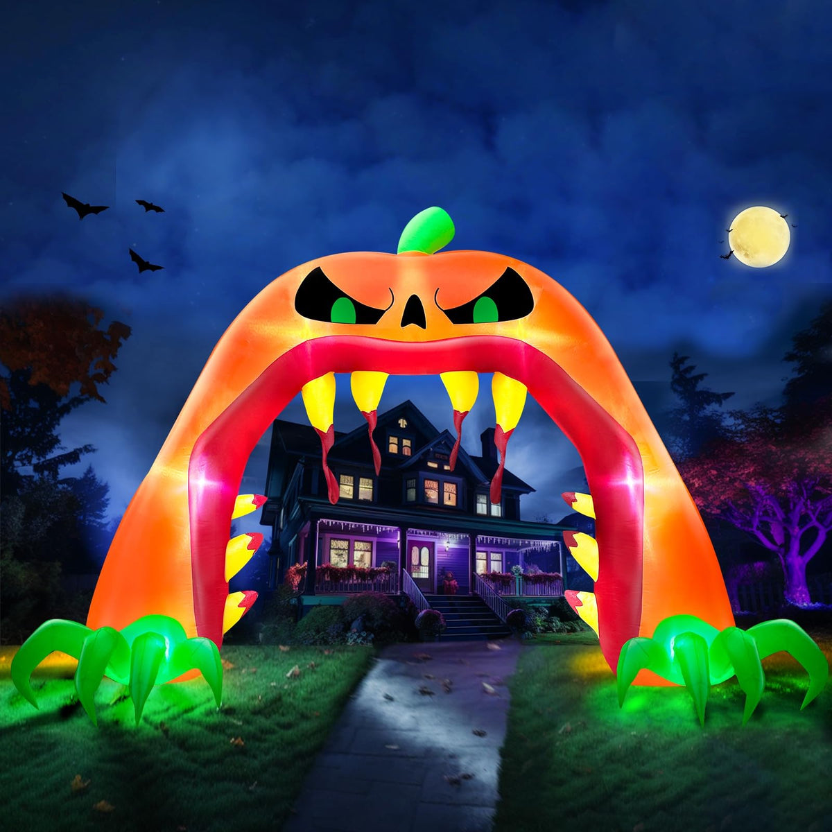 Inflatable Entry Arch Giant Halloween Pumpkin Archway