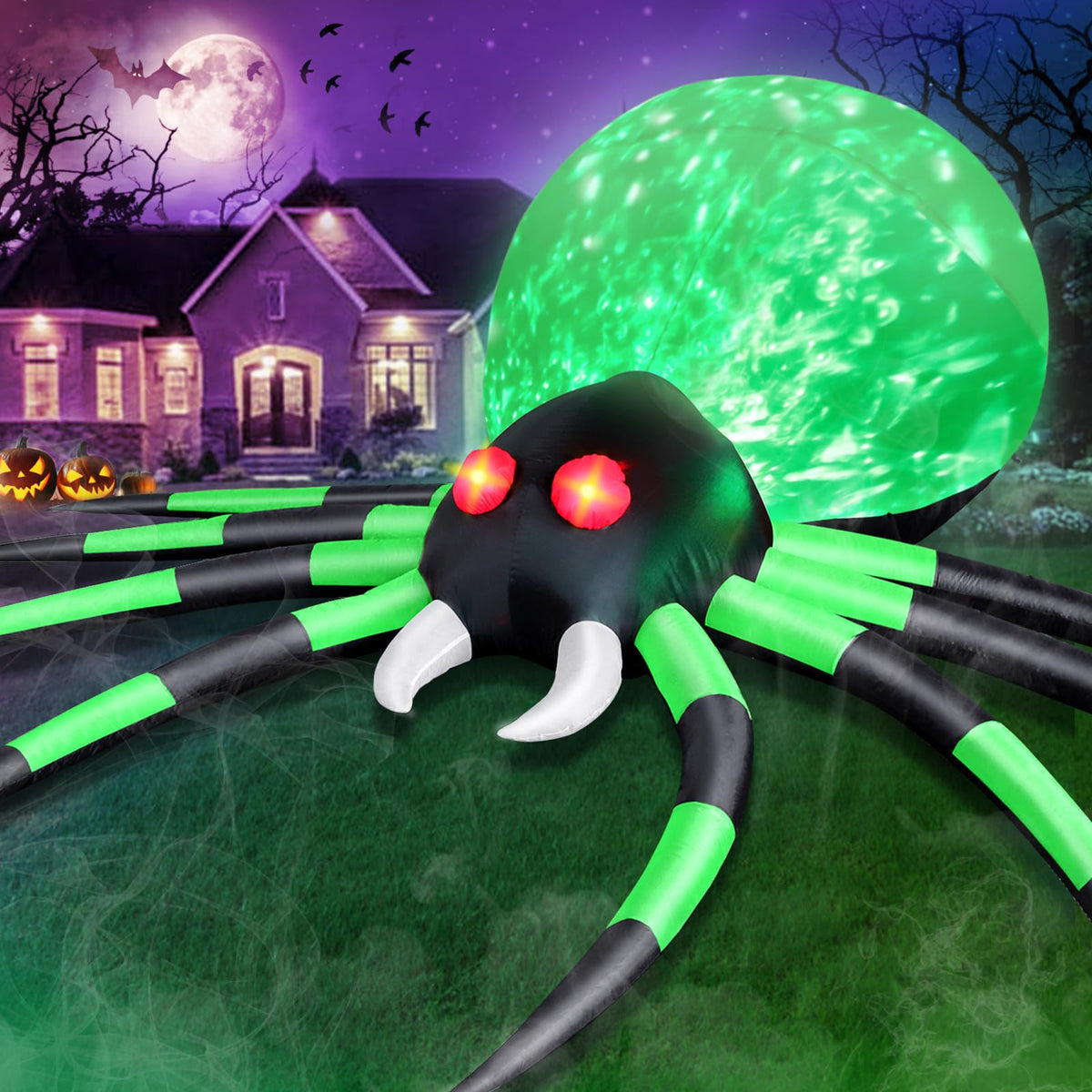 Inflatable Halloween Spider Outdoor Giant Blow Up Spider