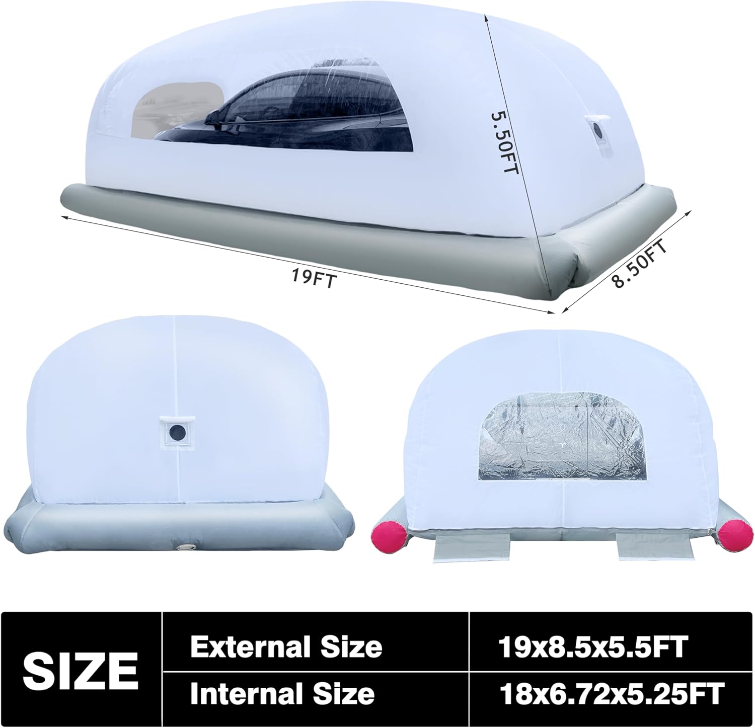 Indoor Inflatable Car Cover with Air Filter System