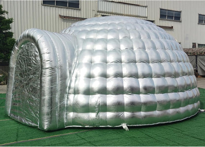 Outdoor Portable Inflatable Igloo Dome Tent with Led Light for Party Wedding Event Camping