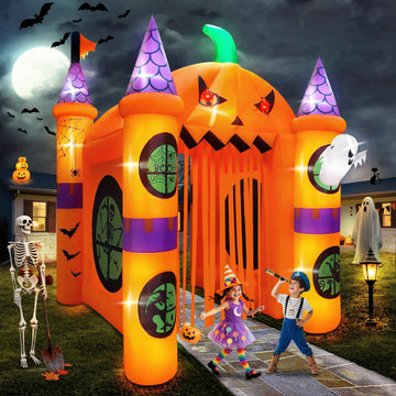 Inflatable Entrance Arch Halloween Inflatables Archway Giant Pumpkin