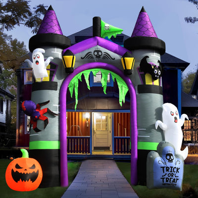 Inflatable Halloween Decorations Archway Entrance for Event Nights