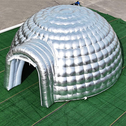 Outdoor Portable Inflatable Igloo Dome Tent with Led Light for Party Wedding Event Camping