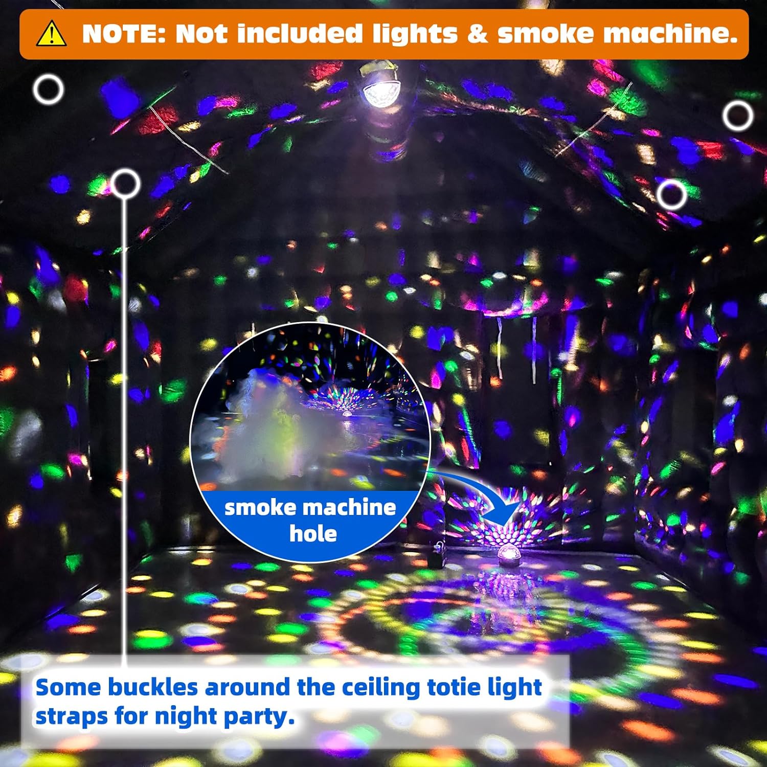 Inflatable Night Club Extra Large Party Tent with Logo Blow up Nightclub Tent for Wedding Birthday Raves