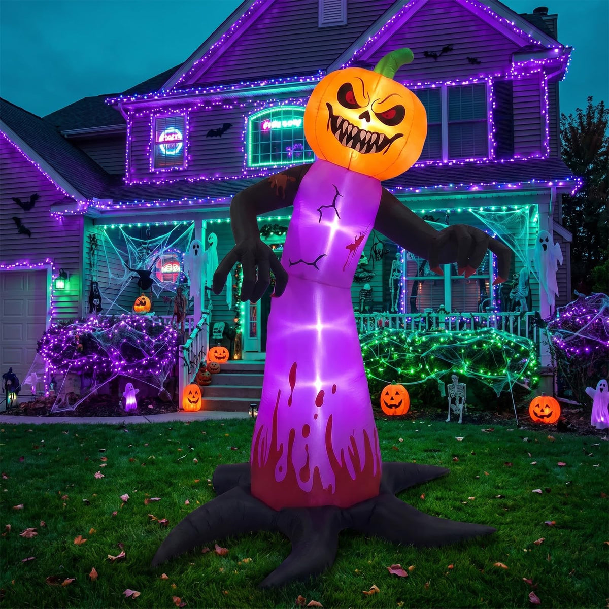 Commercial Inflatable Yard Decoration Halloween Inflatables Evil Pumpkin