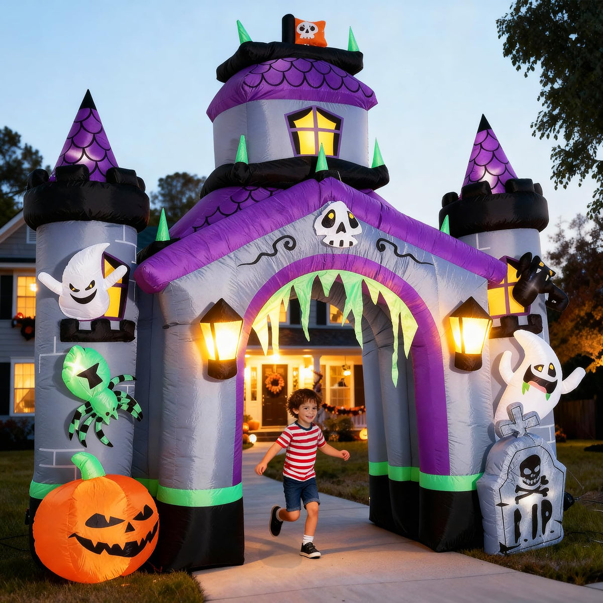 Giant Inflatable Halloween Archway Halloween Entrance