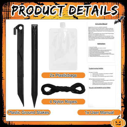 Inflatable Halloween Decoration with LED Lights Outdoors
